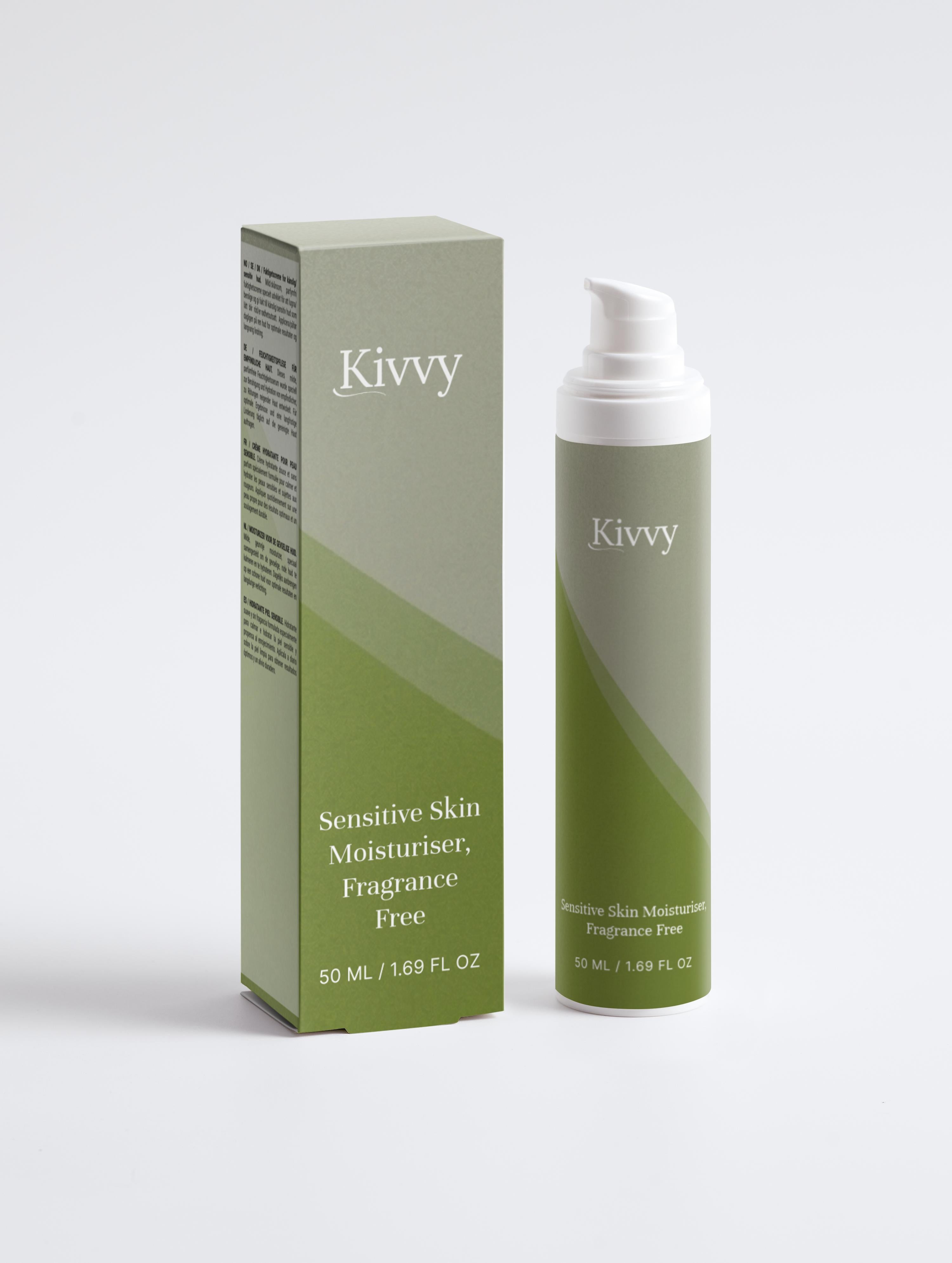 Sensitive Skin Moisturiser, Fragrance Free