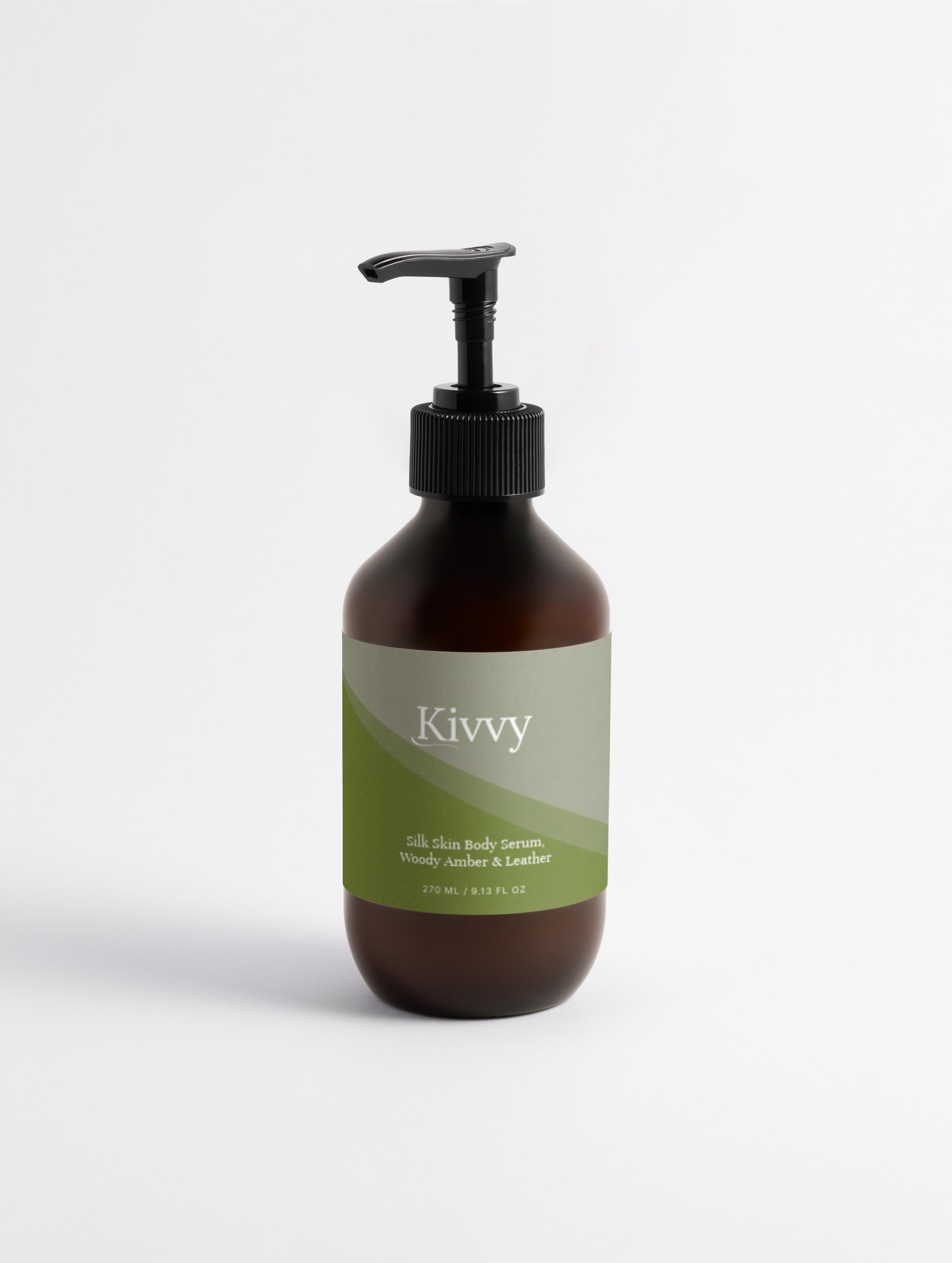 Silk Skin Body Serum, Woody Amber & Leather