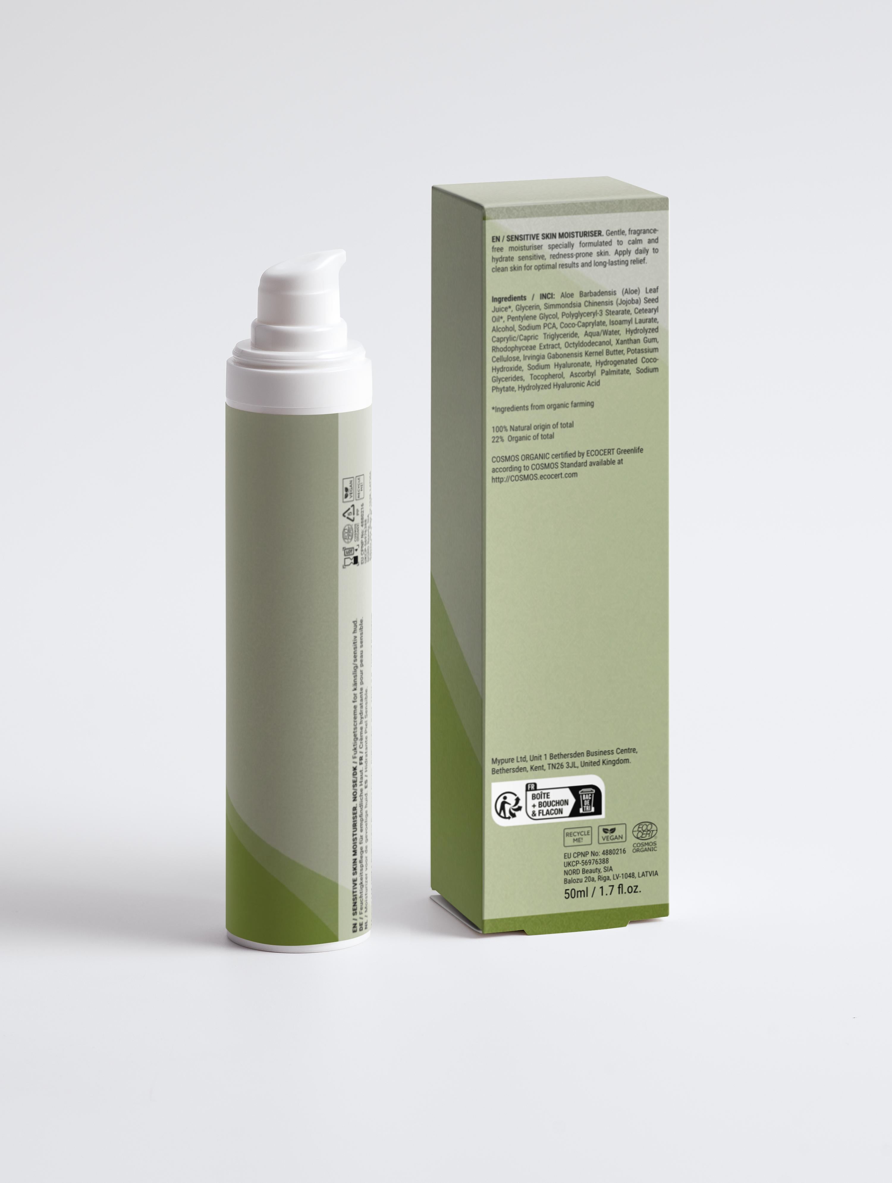 Sensitive Skin Moisturiser, Fragrance Free