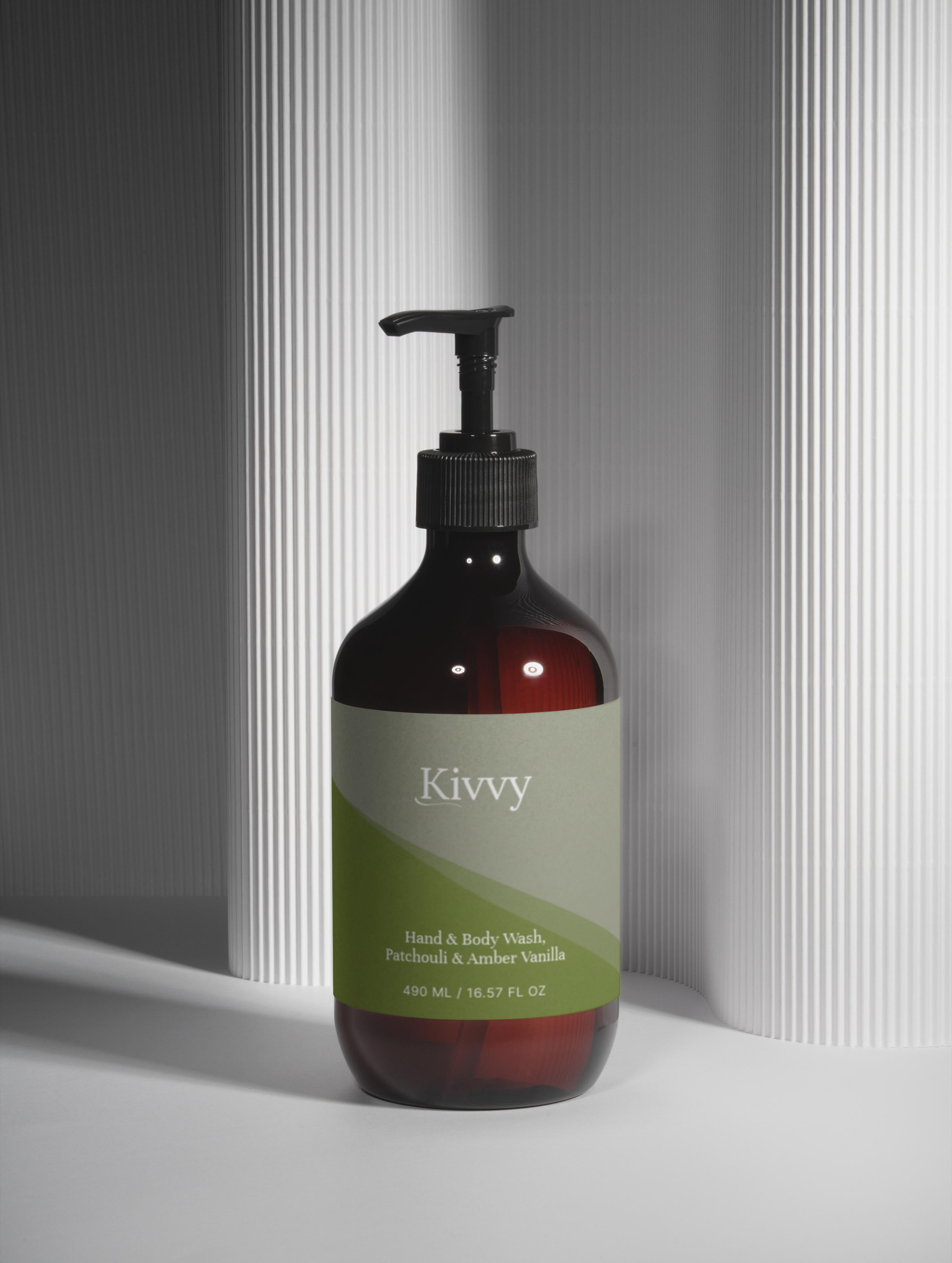 Hand & Body Wash, Patchouli & Amber Vanilla
