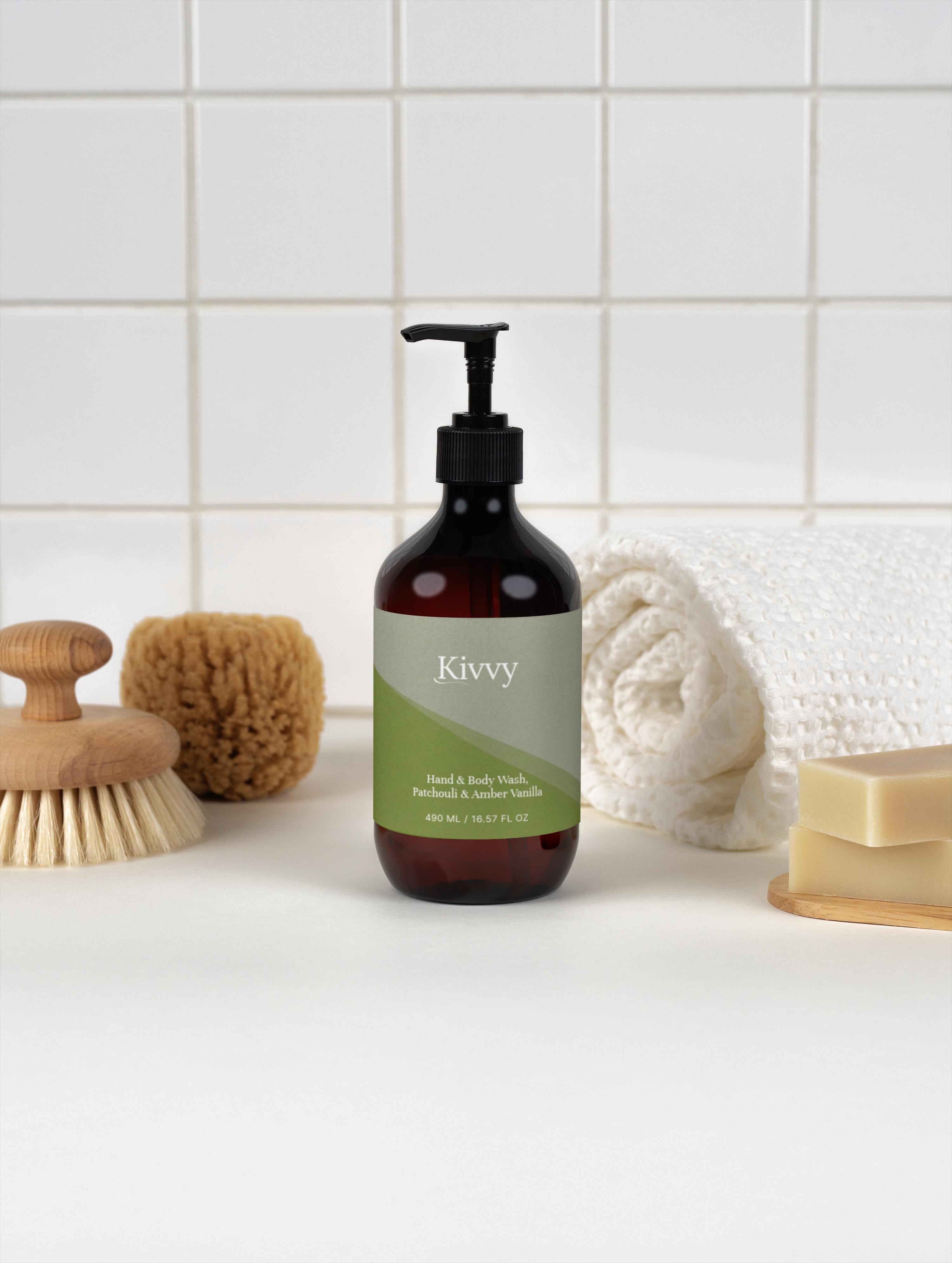 Hand & Body Wash, Patchouli & Amber Vanilla