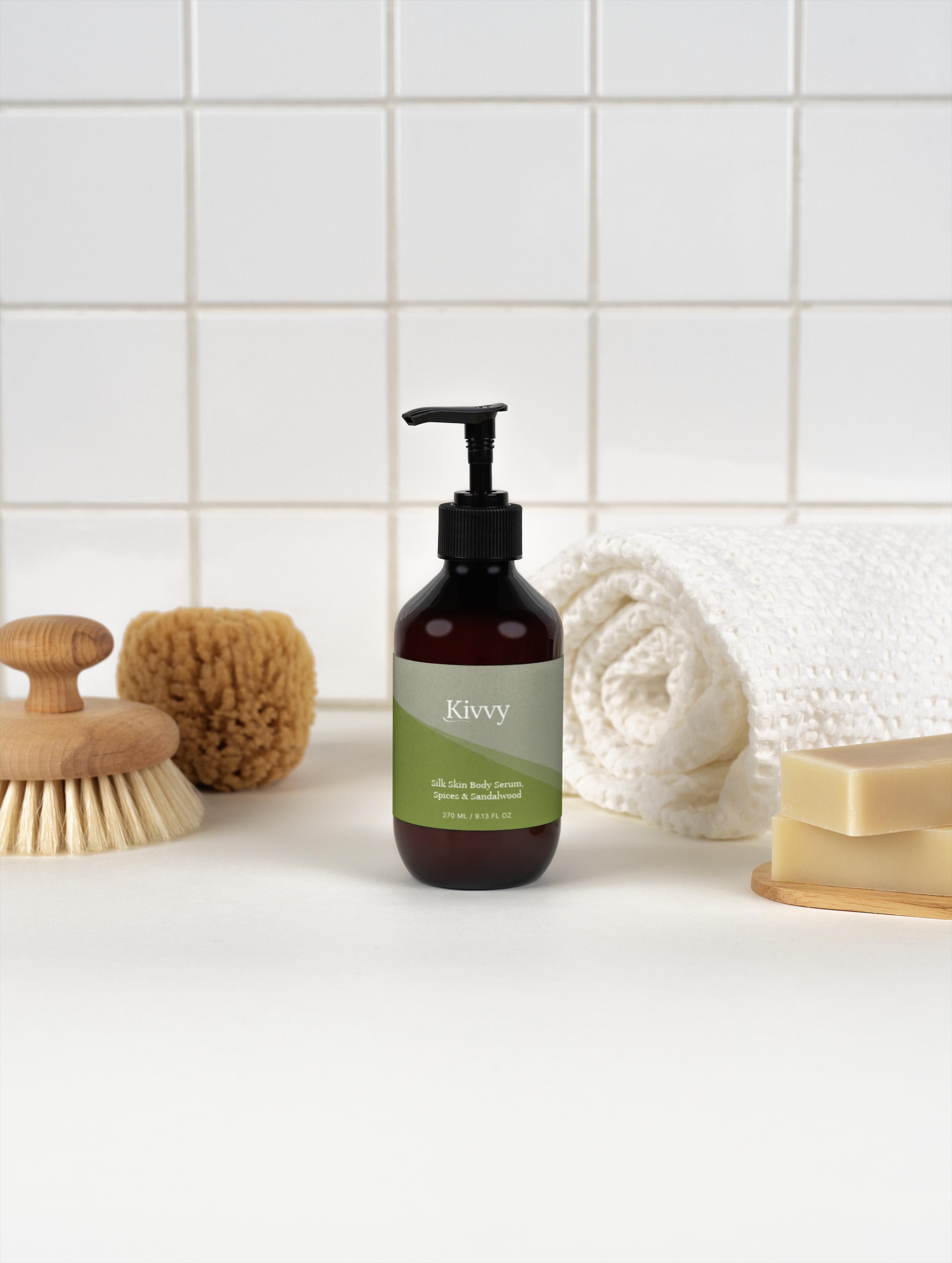 Silk Skin Body Serum, Spices & Sandalwood