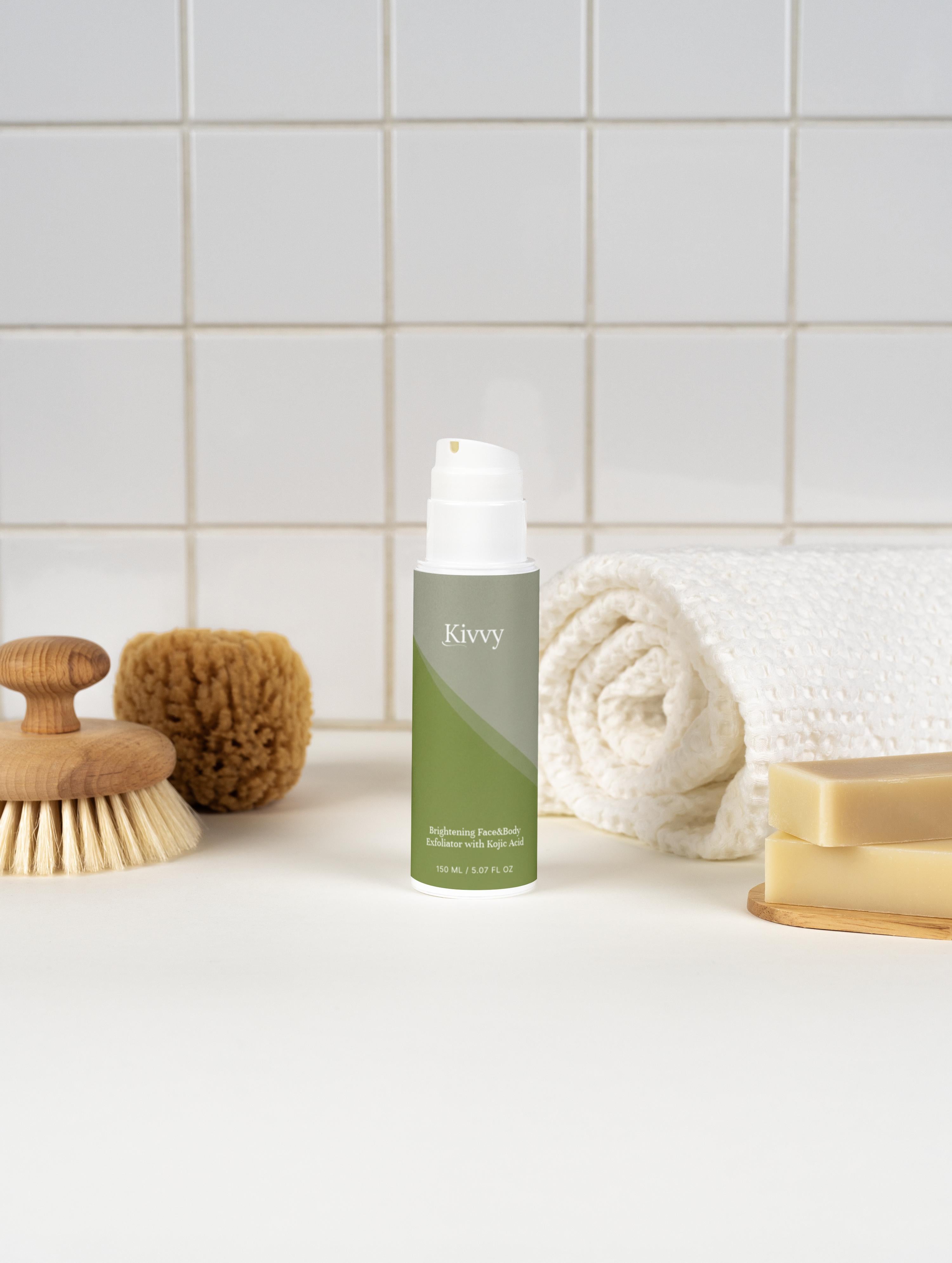 Brightening Face&Body Exfoliator with Kojic Acid
