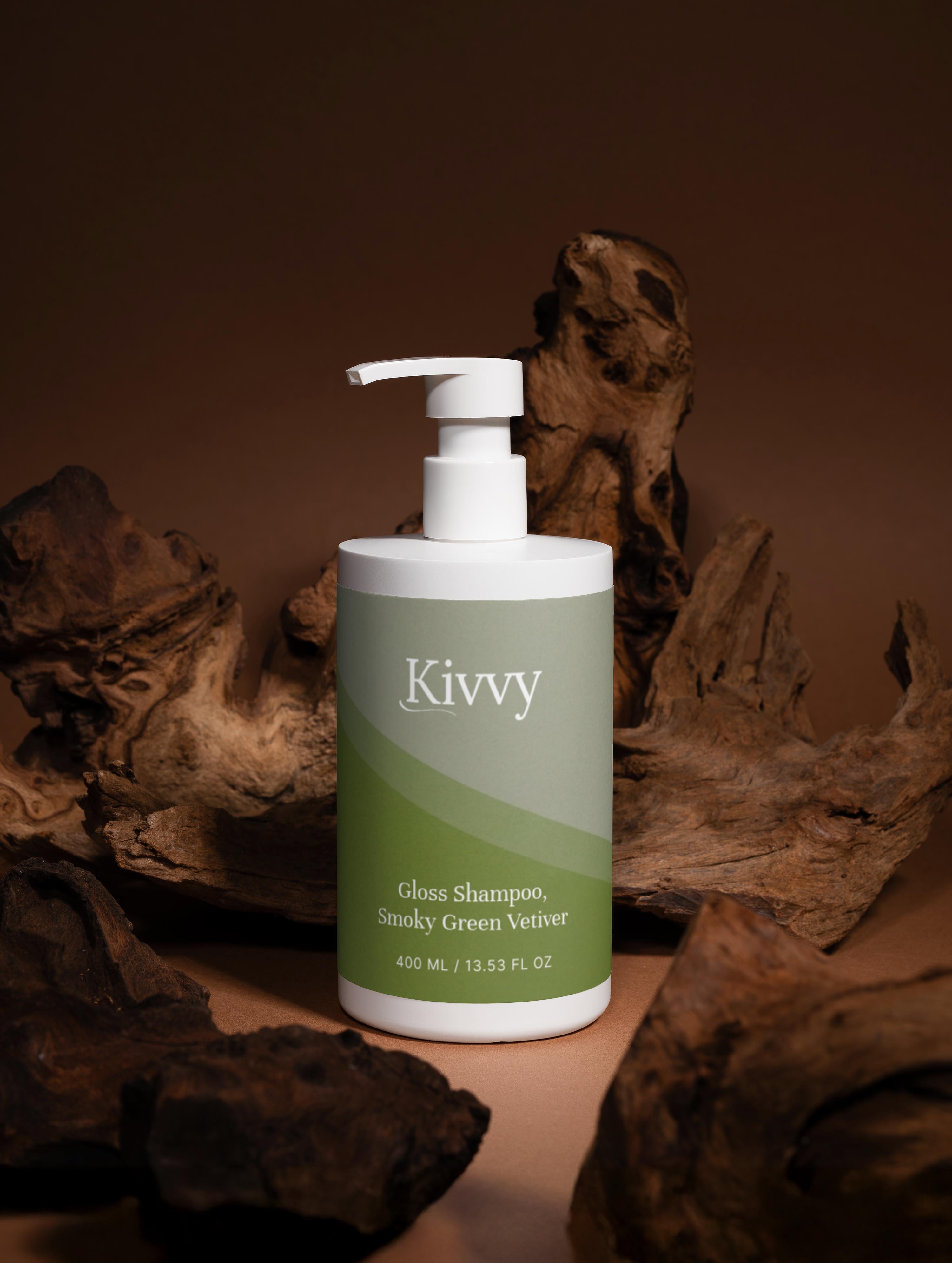 Gloss Shampoo, Smoky Green Vetiver